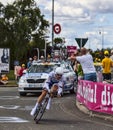 The French Cyclist Cyril Lemoine Royalty Free Stock Photo