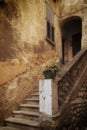 A French Door and Stairway