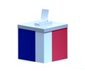 French election ballot box