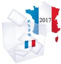 2017 French election ballot box