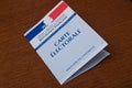 French electoral card