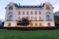 French embassy building at sunset Royalty Free Stock Photo