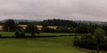 French farmland landscape in Aveyron