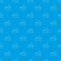 French field pattern vector seamless blue