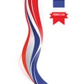 French flag background Royalty Free Stock Photo