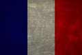 The French flag background. Vintage square flag of  France Royalty Free Stock Photo