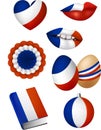 French flag elements