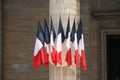 French Flags Royalty Free Stock Photo