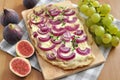 French Flammkuchen Royalty Free Stock Photo