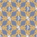 French fleur de lis royal lily seamless pattern. Farmhouse cottage background. Lilies lys flower flourish motif allover