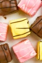 French Fondant Fancies, a type of Petit Four