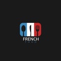 French food icon Royalty Free Stock Photo