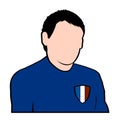 French football player Royalty Free Stock Photo