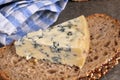 French Fourme d\'Ambert cheese on bread