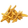 French fries background, closeup Royalty Free Stock Photo