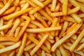 French fries background, closeup shot Royalty Free Stock Photo