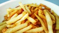 French fries, chips collateral fat highest calorie and sodium, f