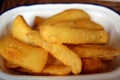 French fries or chunky chips Royalty Free Stock Photo