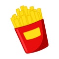 Cute Vector Design of a French Fries