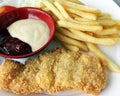 French Fries with Fried fish