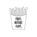 French fries, fries before guys