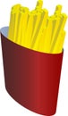 French fries illustration