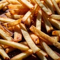 French fries, popular deep fried potato snack