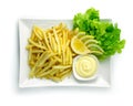 French fries potato stick deep fried Appetizer Royalty Free Stock Photo