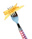 French fries potatoes Royalty Free Stock Photo