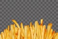 French fries, salty takeaway appetisers. American junk food, healthy lifestyle, potato sticks or chips, unhealthy Royalty Free Stock Photo