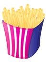 French Fries Vector Illustration