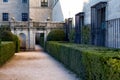 French garden in Escorial palace