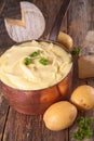 French gastronomy,aligot Royalty Free Stock Photo