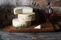 French goat cheese Royalty Free Stock Photo