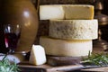 French goat cheese Royalty Free Stock Photo