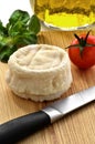 French goats cheese close up Royalty Free Stock Photo