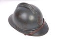 WW1 French Great War steel helmet Royalty Free Stock Photo