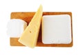 French and greek cheeses