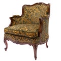 French green-golden armchair