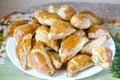 French home made cheese puff Royalty Free Stock Photo