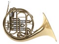 French horn Royalty Free Stock Photo