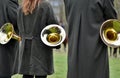 French horn band Royalty Free Stock Photo