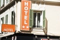 French hotel Nice France large windows