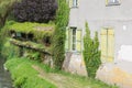 French house at river Royalty Free Stock Photo