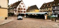 Colorful traditional french houses Petite Venise, Colmar, France. Royalty Free Stock Photo