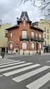 French houses at Puteaux