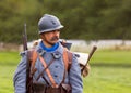 French Infantry Soldier of WW1. Royalty Free Stock Photo