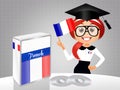 French language course Royalty Free Stock Photo