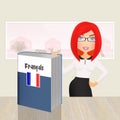 French language course Royalty Free Stock Photo