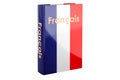 French language course. French language textbook, 3D rendering Royalty Free Stock Photo